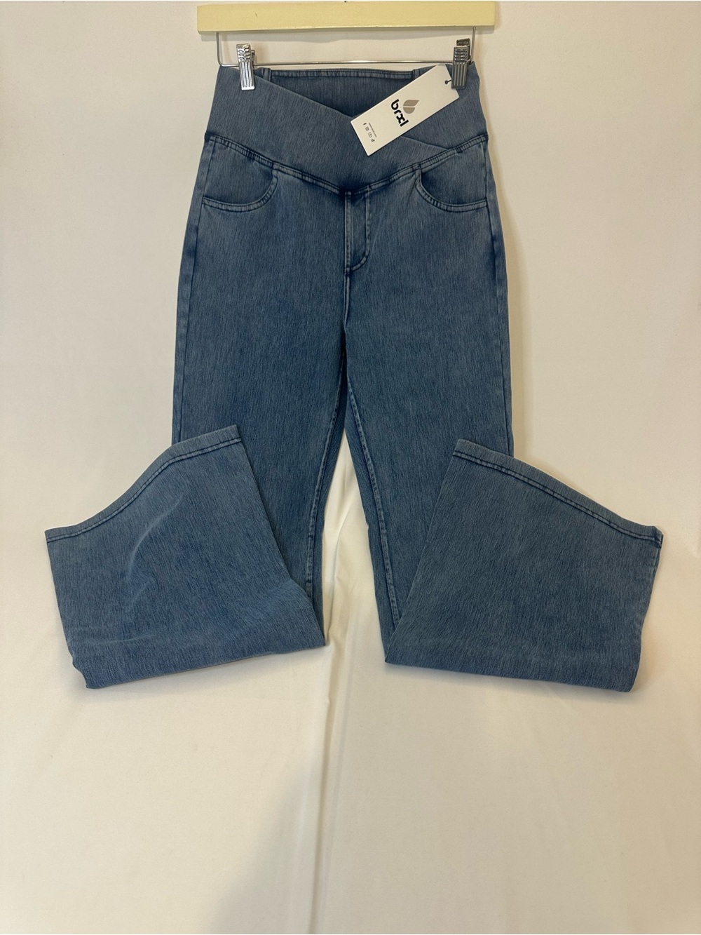 HeartSoul Wide-Leg Flare Jeans in Medium Blue